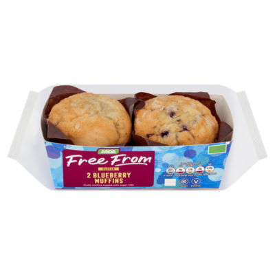 ASDA Free From Free From 2 Blueberry Muffins