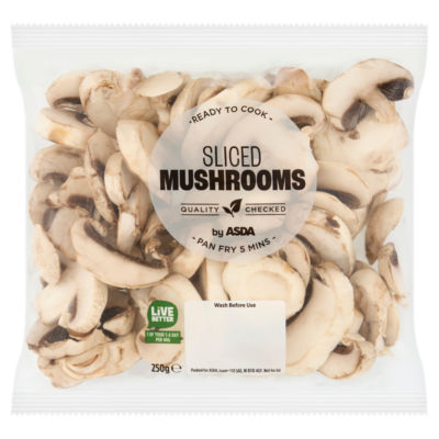 ASDA Sliced Mushrooms 250g