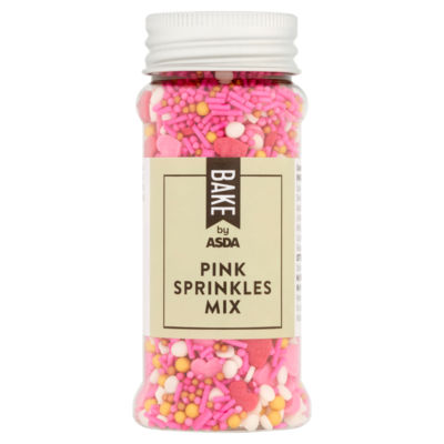 BAKE by ASDA BAKE by ASDA Pink Sprinkles Mix 70g