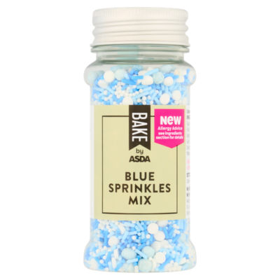 BAKE by ASDA Bake by  Blue Sprinkles Mix 70g