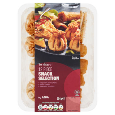 ASDA 12 Piece Snack Selection 204g
