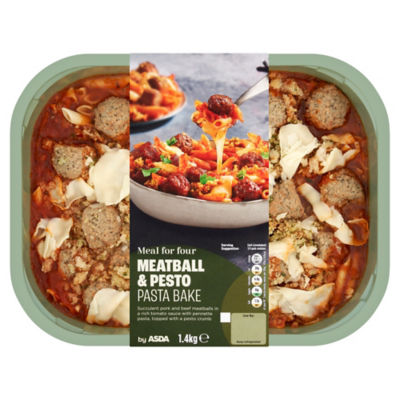 ASDA Meatball & Pesto Pasta Bake 1.4kg