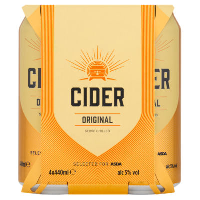 ASDA Cider Original 4 x 440ml