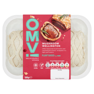 Plant Based by ASDA OMV! Mushroom Wellington 500g