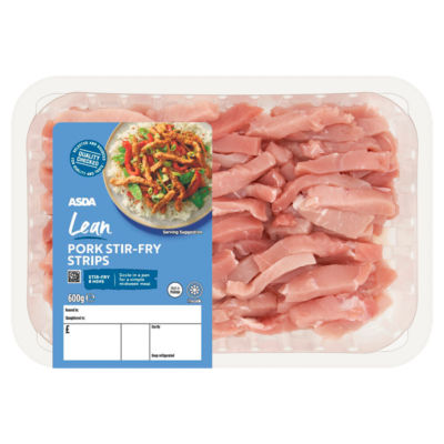 ASDA Lean Pork Stir-Fry Strips 600g