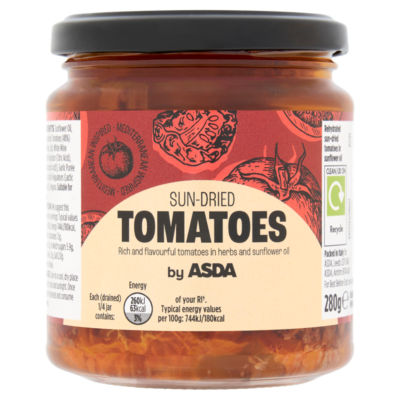 ASDA Sun-Dried Tomatoes 280g