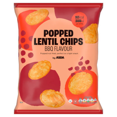 ASDA BBQ Flavour Popped Lentil Chips 85g