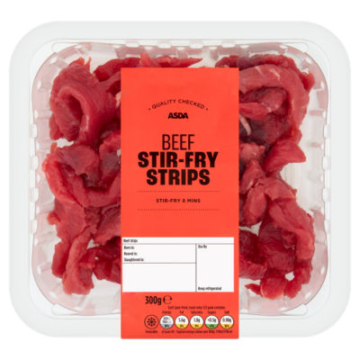ASDA Beef Stir-Fry Strips 300g