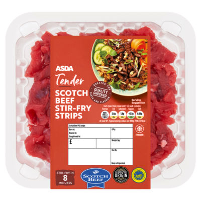 ASDA Tender Scotch Beef Stir-Fry Strips