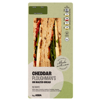Asda Cheddar Ploughman's Sandwich