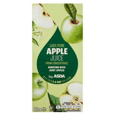 ASDA Apple Juice from Concentrate 1 Litre
