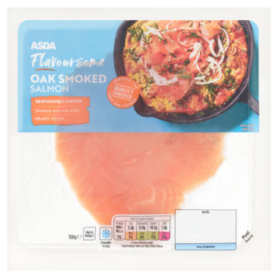ASDA Merry Oak Smoked Salmon 100g