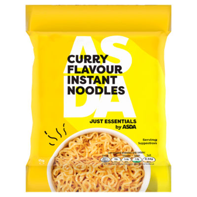 JUST ESSENTIALS by ASDA Just Essentials Curry Flavour Instant Noodles 65g