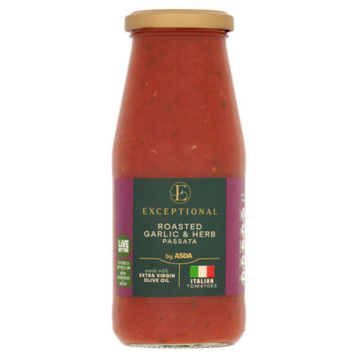 Exceptional by ASDA Exceptional by  ASDA Roasted Garlic & Herb Passata 430g