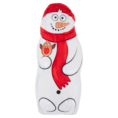 ASDA Hollow White Chocolate Snowman Shape 60g