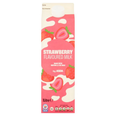 ASDA Strawberry Flavoured Milk 1 Litre
