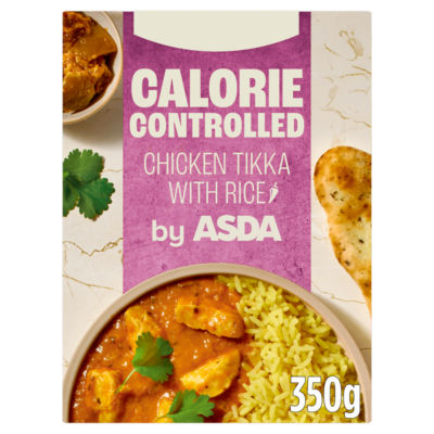 ASDA Calorie Controlled Chicken Tikka with Rice 350g