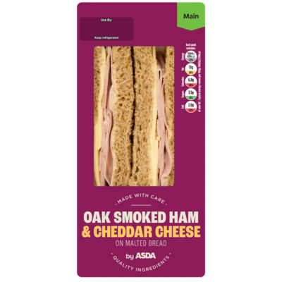 Asda Ham & Cheese Sandwich