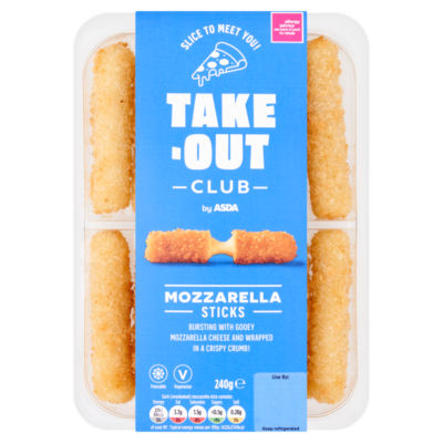 ASDA Take-Out Club Mozzarella Sticks 240g