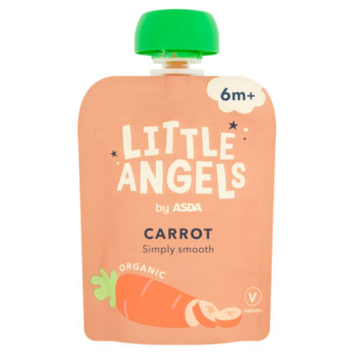 LITTLE ANGELS by ASDA Little Angels Organic Carrot 6m+ 70g