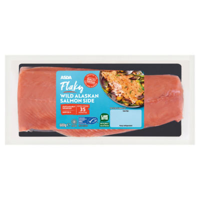 ASDA Marvellous Wild Alaskan Salmon Side 600g
