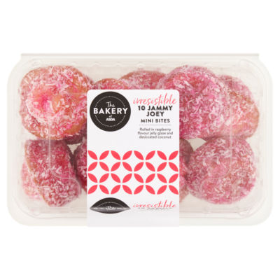 The BAKERY at ASDA Irresistible 10 Jammy Joey Mini Bites 240g