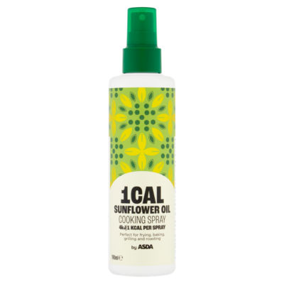 ASDA 1 Cal Sunflower Oil Cooking Spray 190ml
