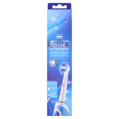 ASDA Rechargeable Power USB Toothbrush
