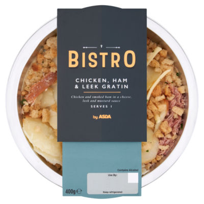 Bistro by ASDA Bistro Chicken, Ham & Leek Gratin 400g