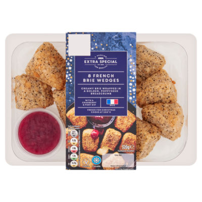 ASDA Extra Special 8 French Brie Wedges 320g
