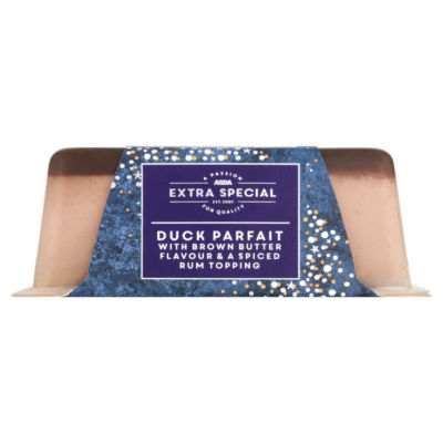 ASDA Extra Special Duck Parfait with Brown Butter Flavour & a Spiced Rum Topping 185g