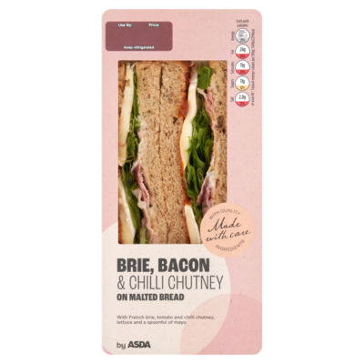 ASDA Brie, Bacon & Chilli Chutney Sandwich