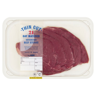 ASDA Sirloin Thin Cut 2 Beef Steaks