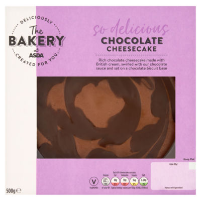 The BAKERY at ASDA The Bakery at  So Delicious Chocolate Cheesecake 500g