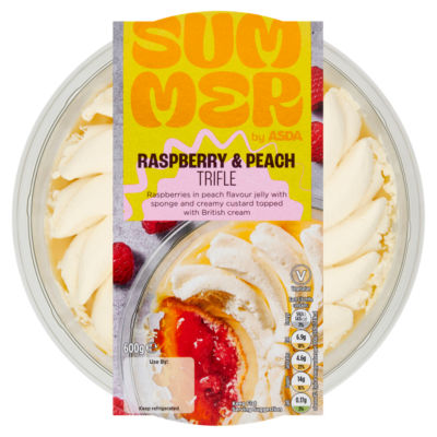 The BAKERY at ASDA Summer by  Raspberry & Peach Trifle 600g
