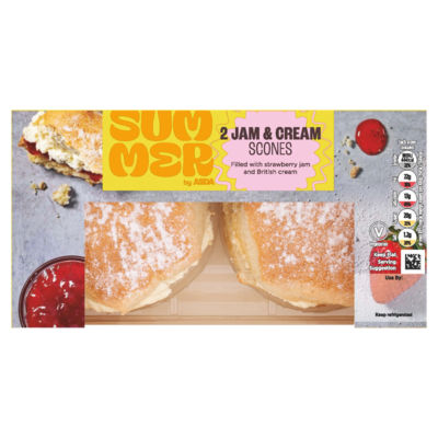 The BAKERY at ASDA Summer by 2 Jam & Cream Scones