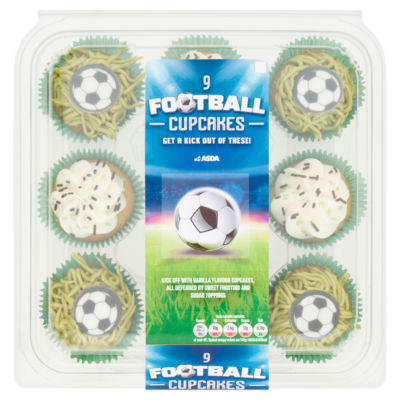 The BAKERY at ASDA The Bakery at  9 Football Cupcakes