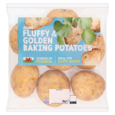 ASDA Fluffy & Golden Baking Potatoes 2kg