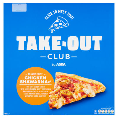 Takeout Club by ASDA Classic Crust Kickin' Chicken Shawarma 495g