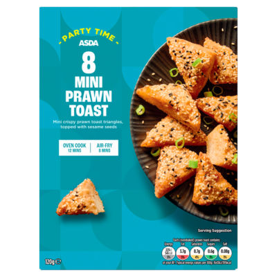 ASDA 8 Party Time Mini Prawn Toast 120g