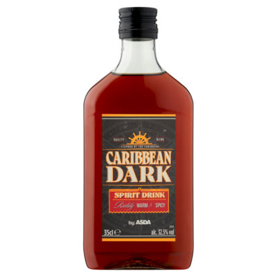 ASDA Caribbean Dark Spirit Drink 35cl
