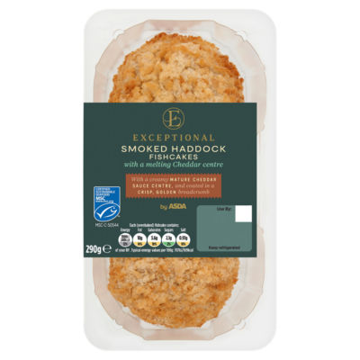 Exceptional by ASDA Smoked Haddock Fishcakes 290g - ASDA Groceries