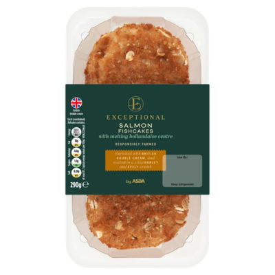 Exceptional by ASDA Exceptional Salmon Fishcakes 290g