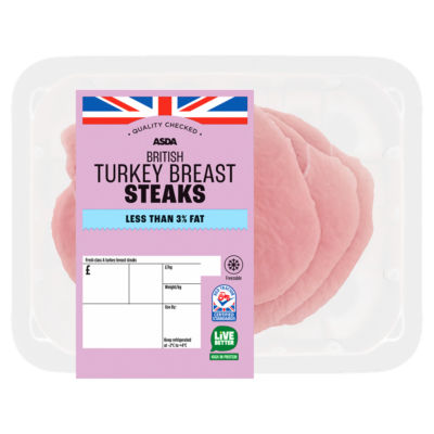 ASDA British Turkey Breast Steaks
