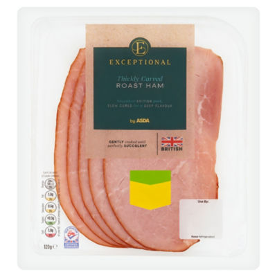 Exceptional by ASDA Thickly Carved Roast Ham 120g
