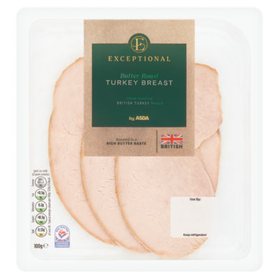 Exceptional by ASDA Butter Roast Turkey Breast 100g
