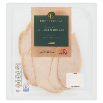 Exceptional by ASDA Butter Roast Chicken Breast 100g