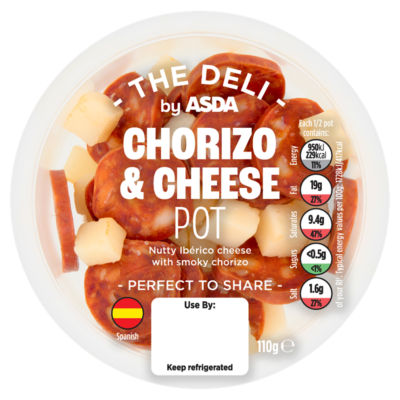 ASDA The Deli Chorizo & Cheese Pot 110g