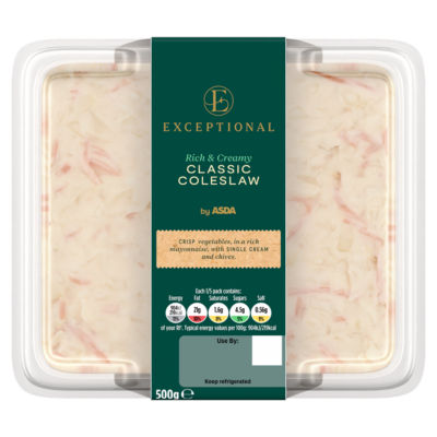 Exceptional by ASDA Classic Coleslaw 500g