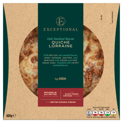 Exceptional by ASDA Quiche Lorraine 400g